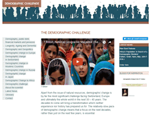 Tablet Screenshot of demographic-challenge.com